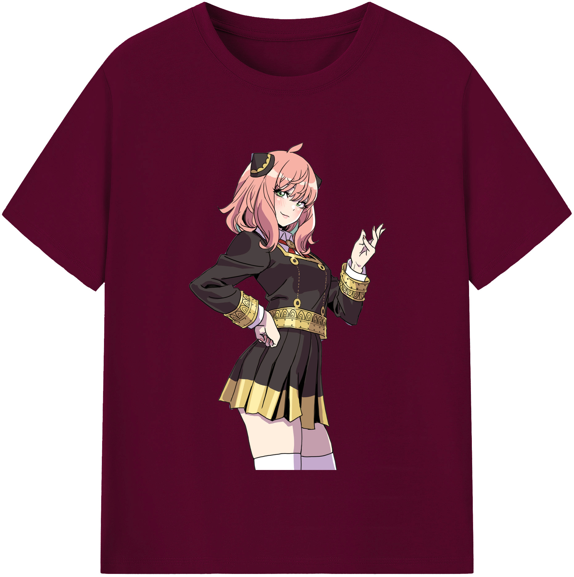（画像用） SPY×FAMILY间谍家家酒 レディースカジュアルプリントTシャツ（綿100％）